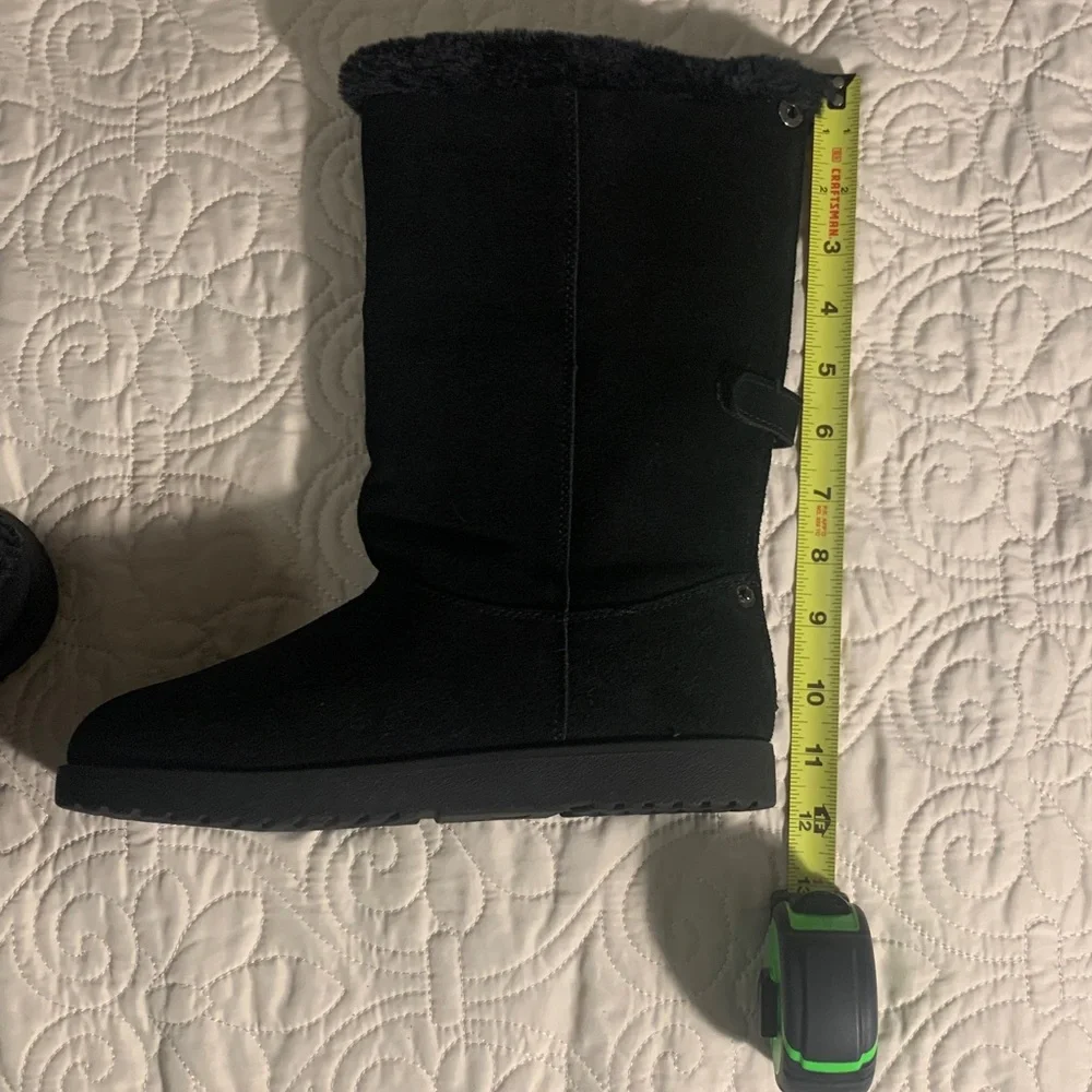 Universal Thread Black Suede Boots NWOT size 8
